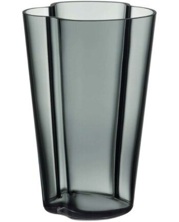 Aalto Vase  22 Cm  Mørk Grå