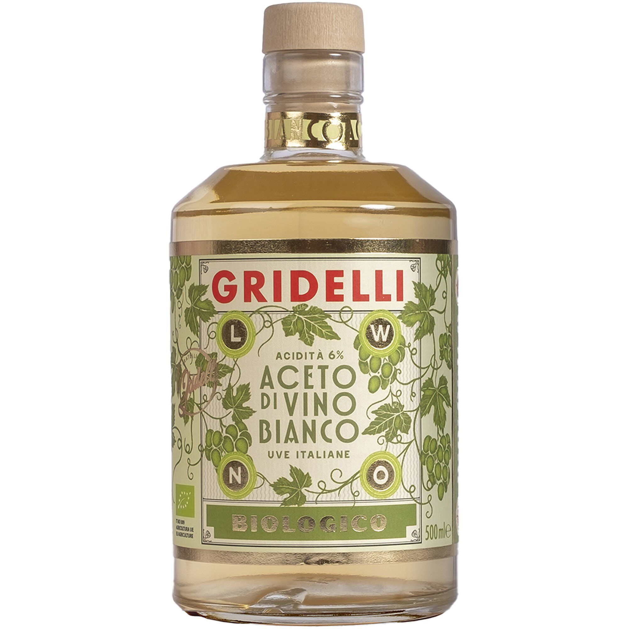 Aceto Di Vino Bianco økologisk Hvidvinseddike 500 Ml