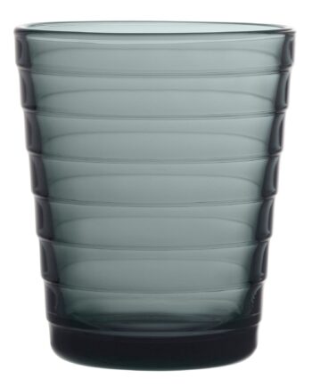 Aino Aalto Glas 22cl 2stk  Mørk Grå