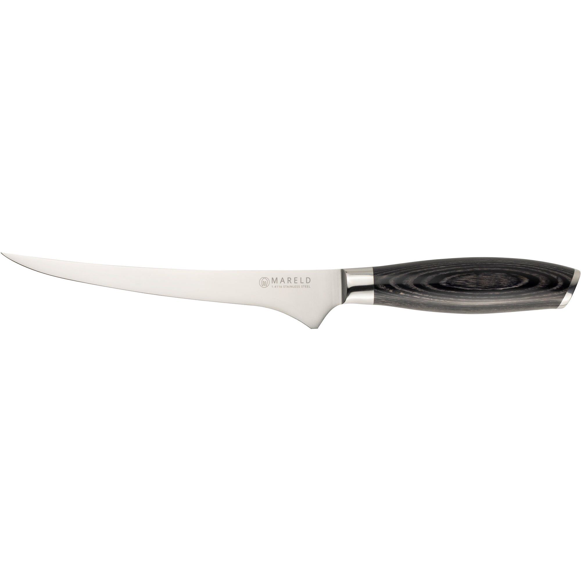 Akio Fleksibel Filetkniv 19 Cm Black