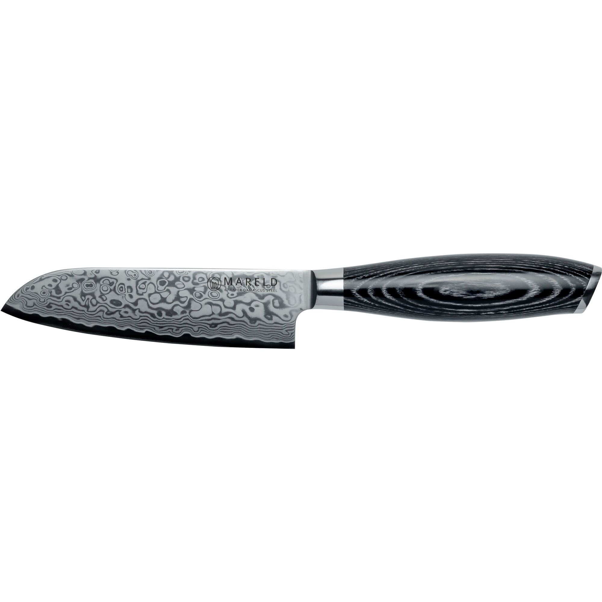 Akio Santokukniv 13 Cm Sort