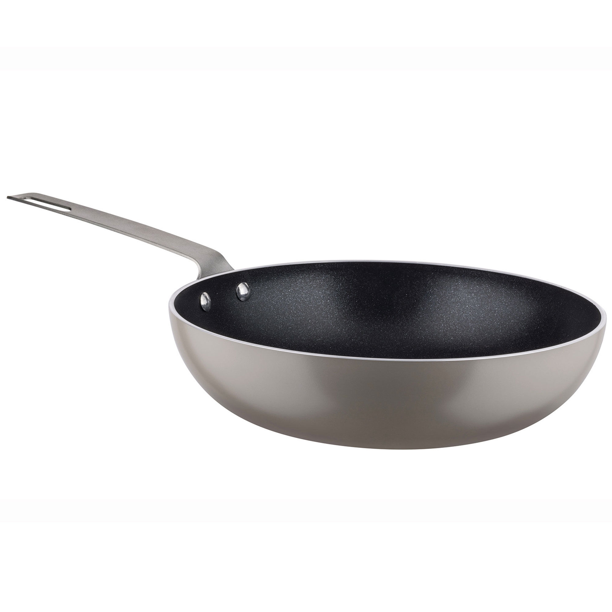 Alessi Tama Wok 28 Cm Grå