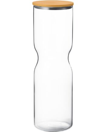 Alfredo Opbevaringsboks Med Låg   Liter  Glas Gul