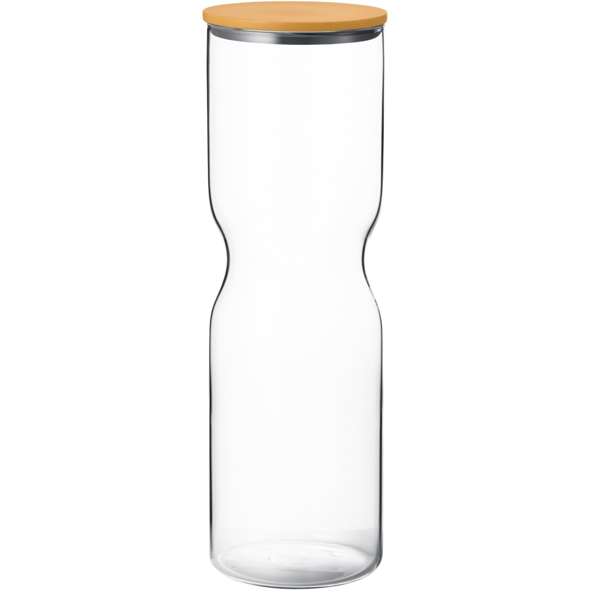 Alfredo Opbevaringsboks Med Låg Liter Glas Gul