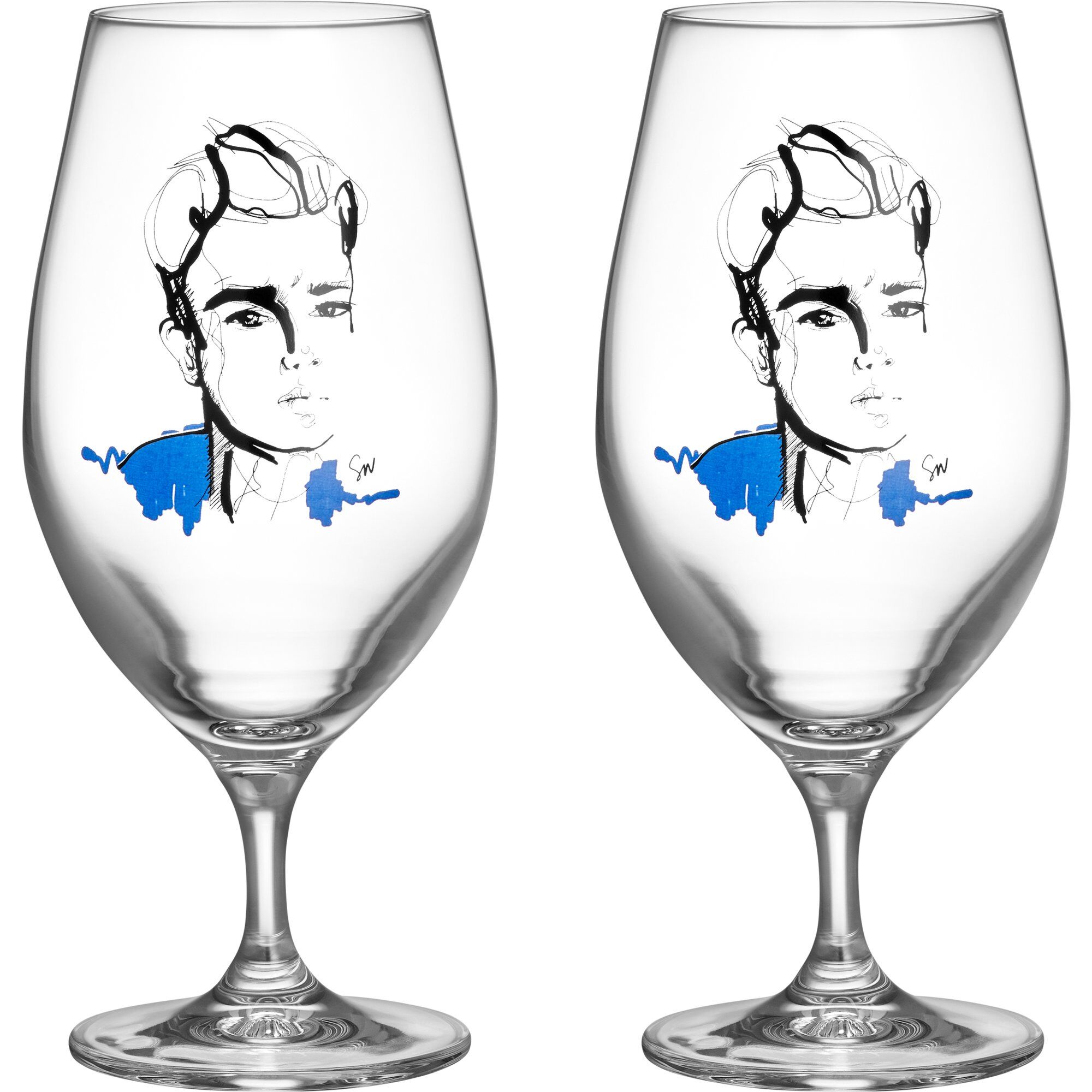All About You Celebrate Him ølglas Blå 40 Cl Stk
