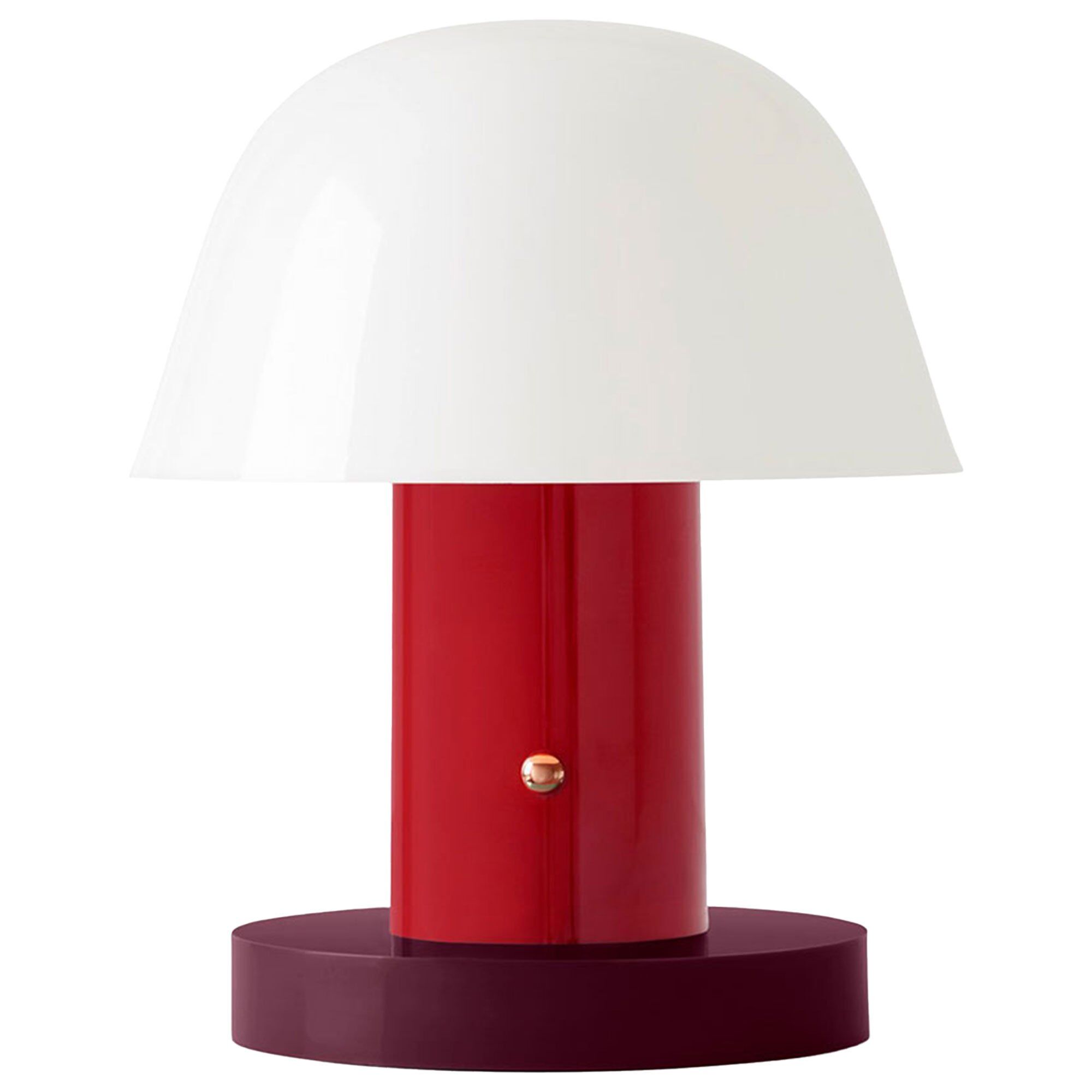 Andtradition Setago Jh27 Bærbar Lampe Maroon