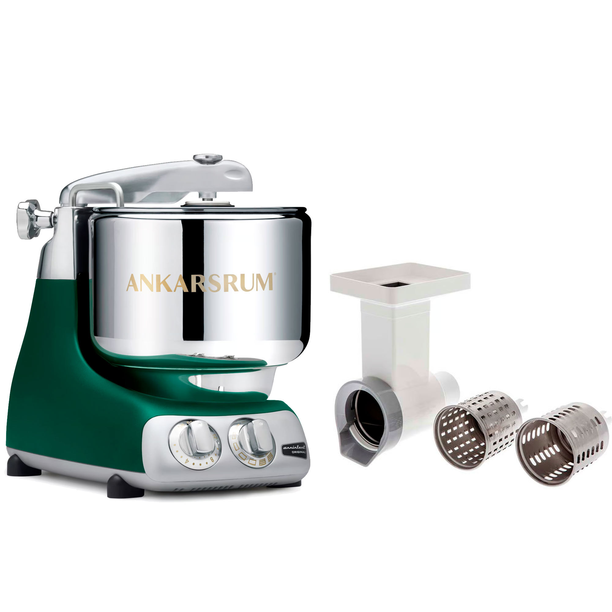 Ankarsrum Assistent Original Akm6230 Forest Green Grøntsagssnitter