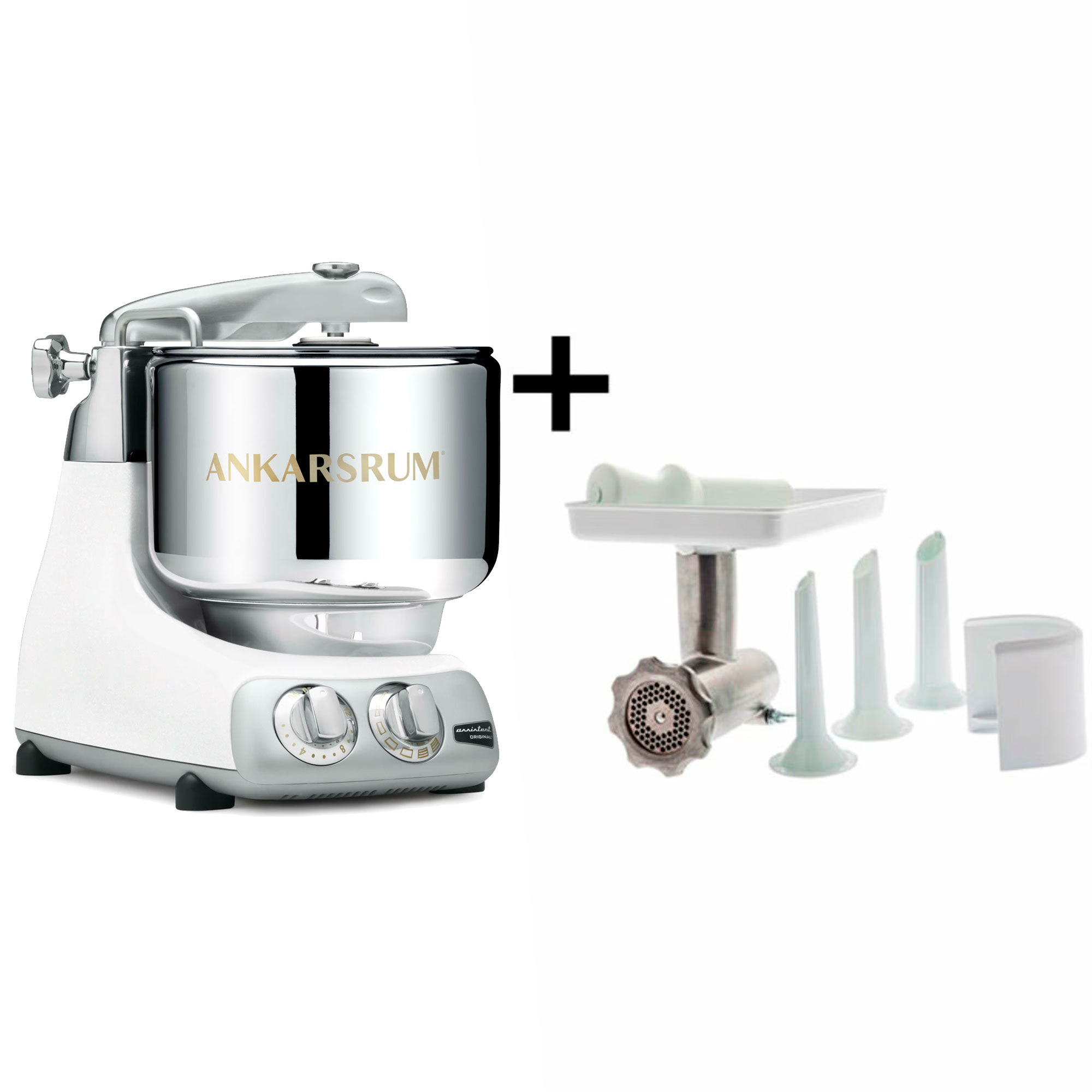 Ankarsrum Assistent Original Akm6230 Glossy White Kødhakker