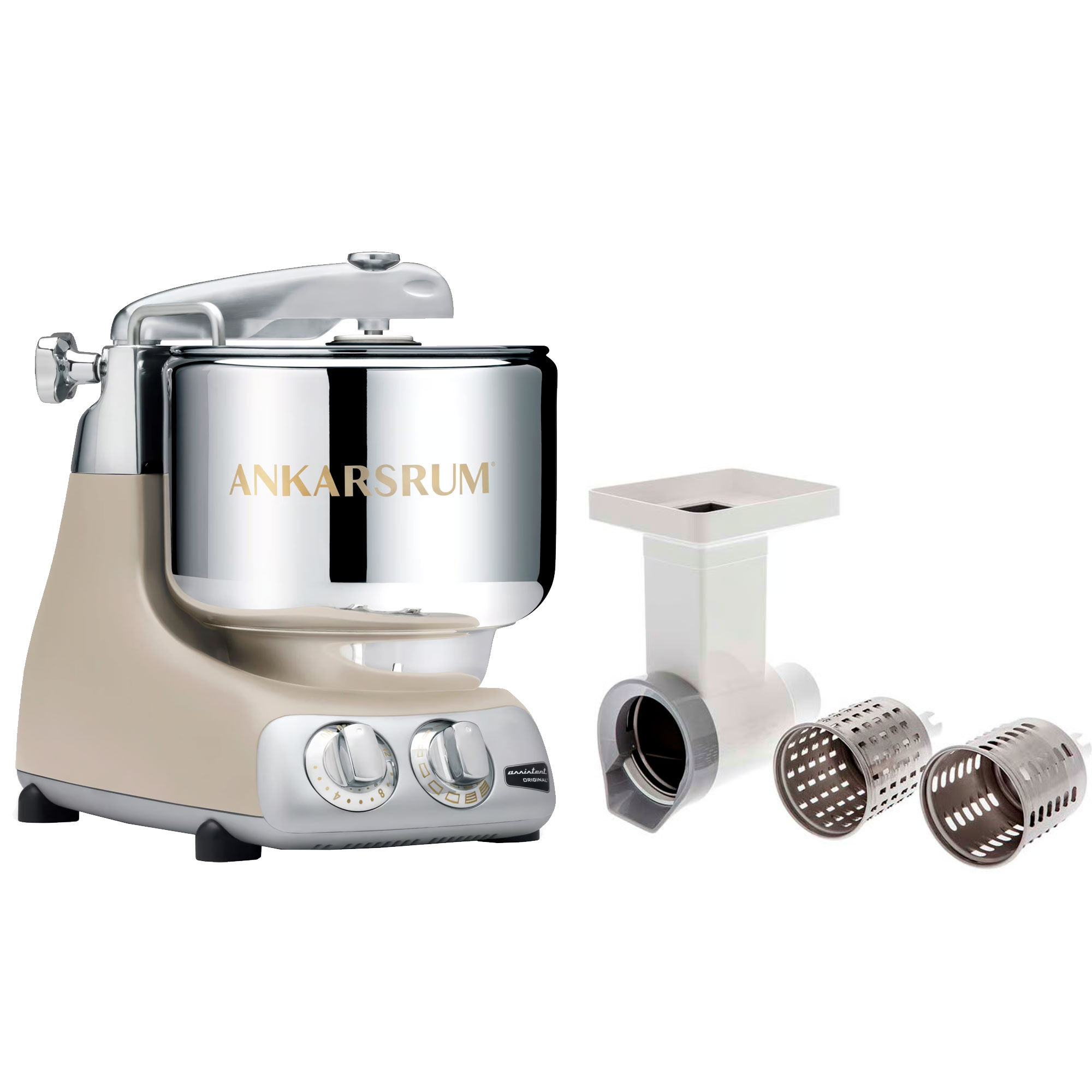 Ankarsrum Assistent Original Akm6230 Harmony Beige Grøntsagssnitter