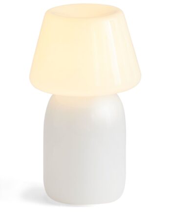 Apollo Portable Bordlampe  White Glass