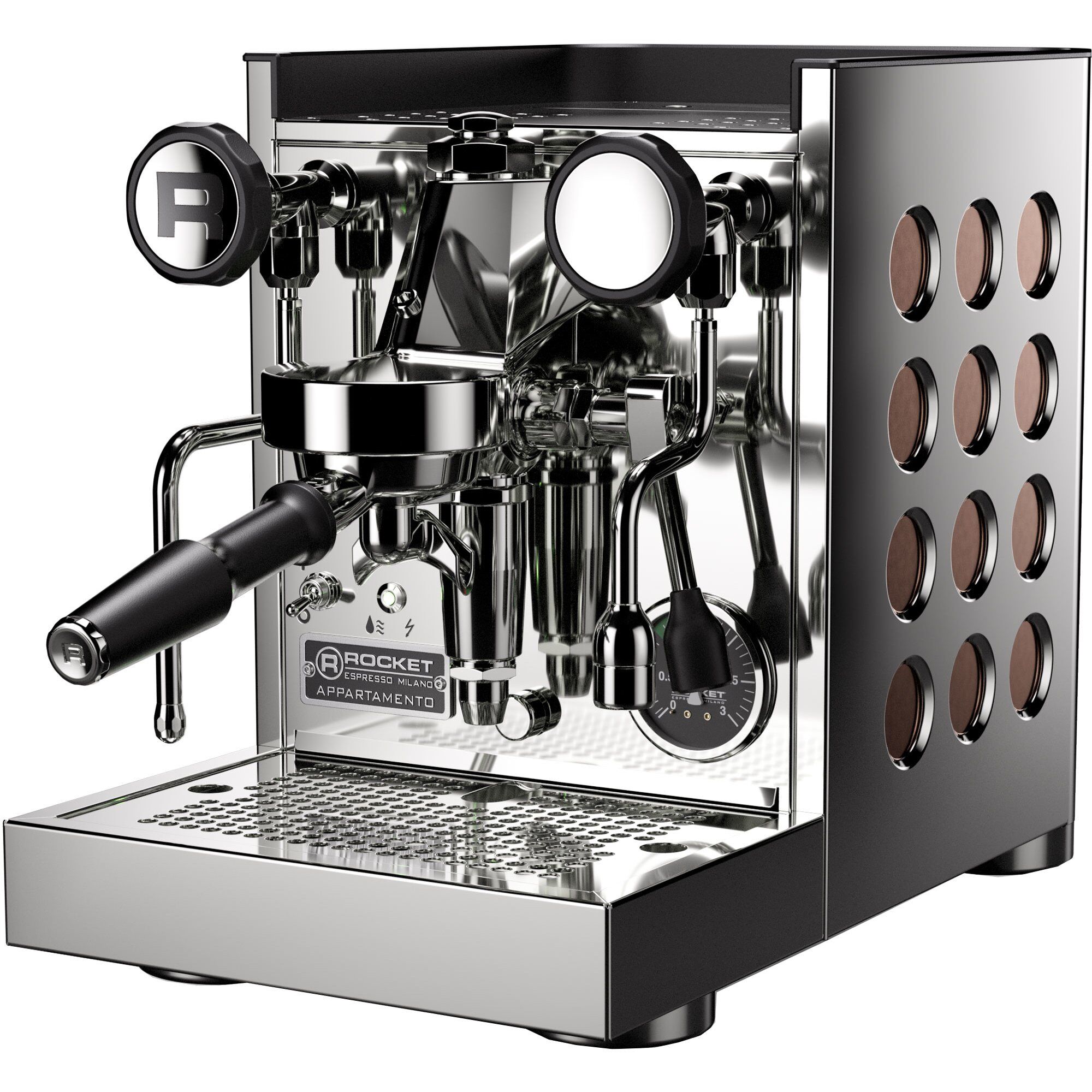 Appartamento Tca Espressomaskine Krom Kobber