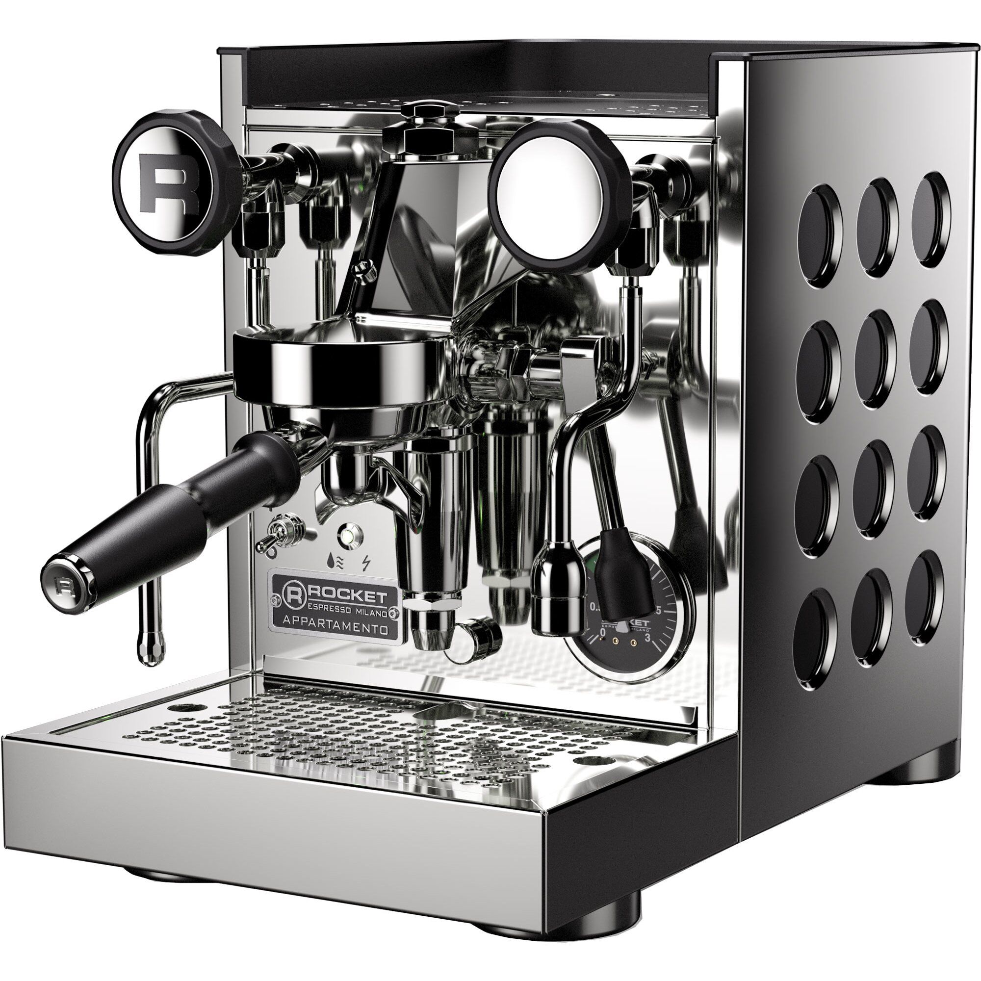 Appartamento Tca Espressomaskine Krom Sort