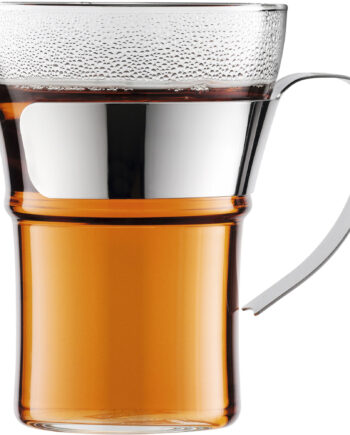 Assam Kaffeglas Med Krom Hank    Stk    35