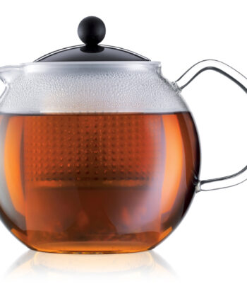 Assam Tekande Med Glashåndtag         Sort