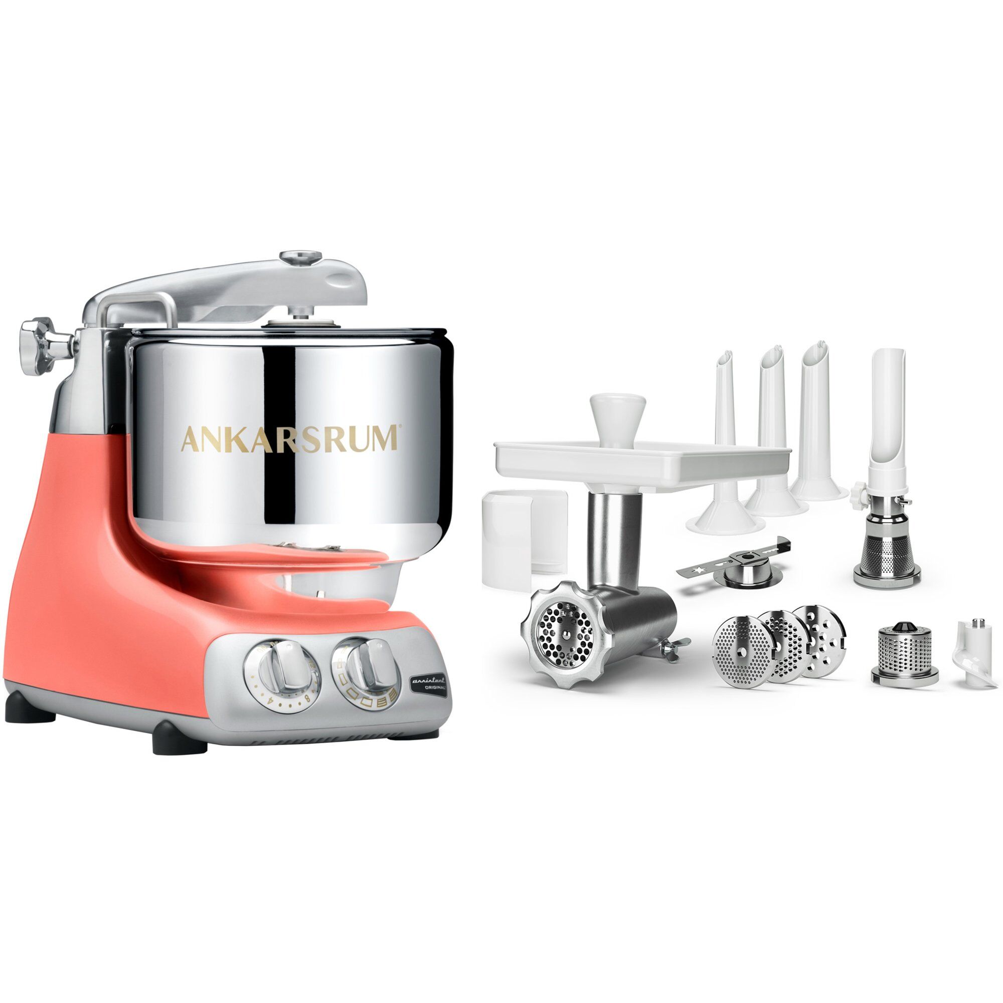 Assistent Akm 6230 Røremaskine Komplet Kødhakker Coral Crush