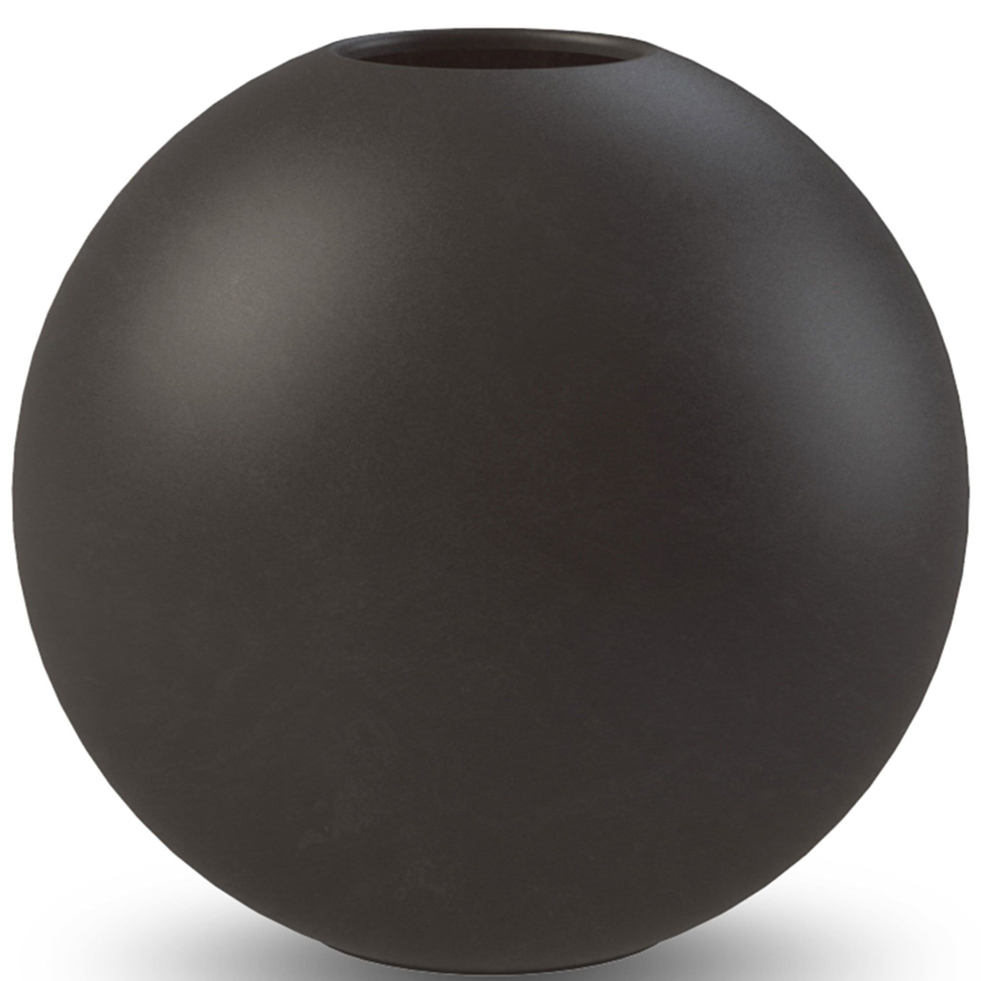 Ball Vase 20 Cm Black