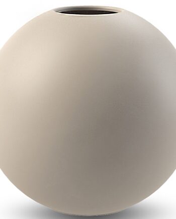 Ball Vase  20 Cm  Sand