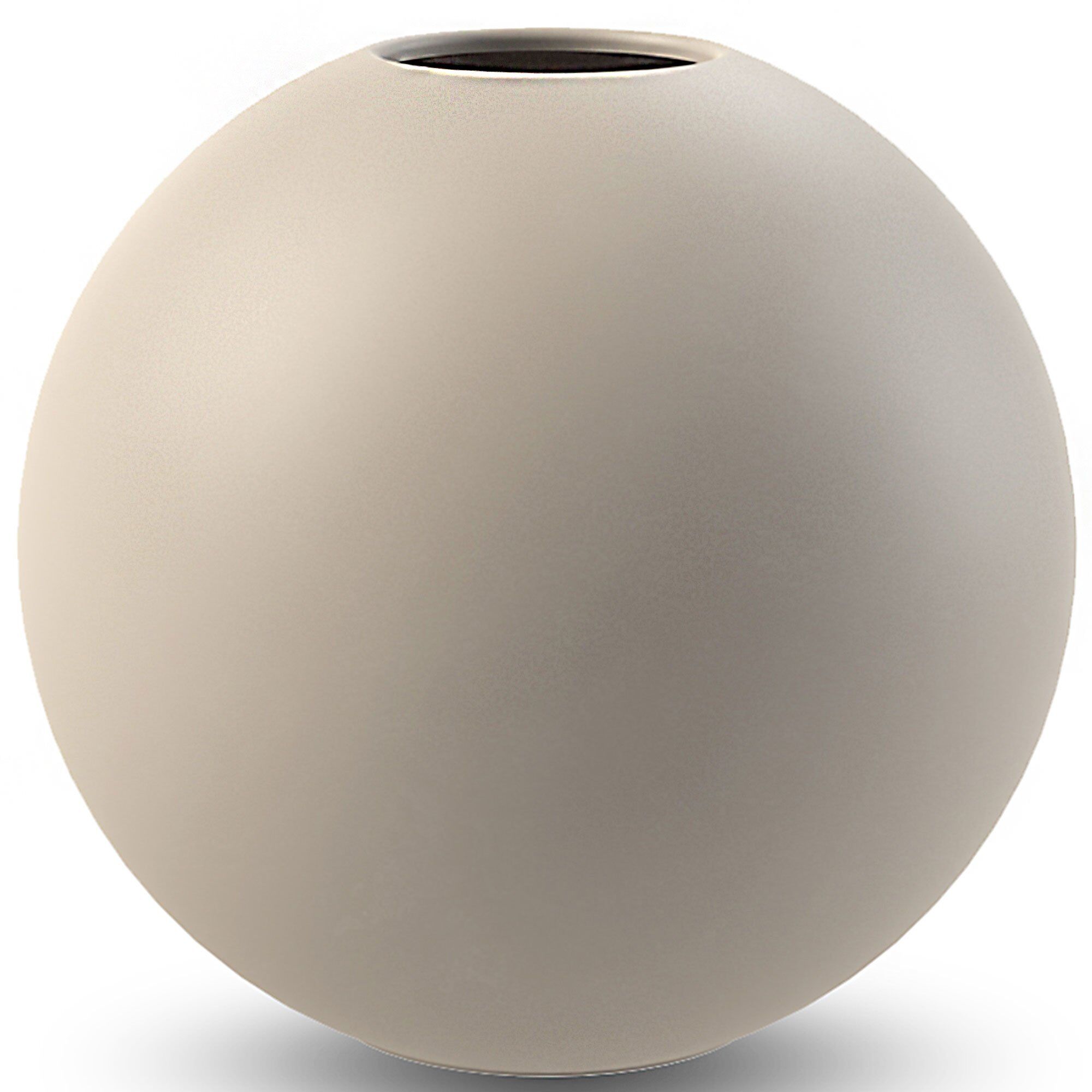 Ball Vase 20 Cm Sand