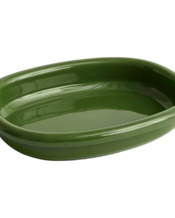 Barro Oval Tallerken Large  Grøn