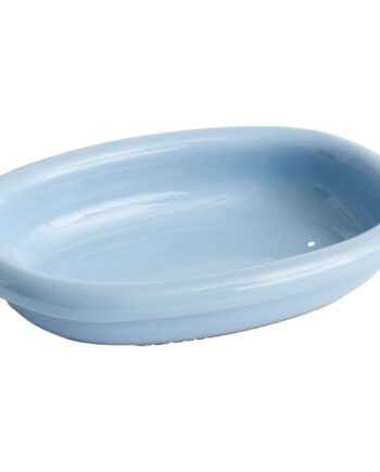 Barro Oval Tallerken Small  Lyseblå