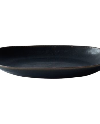 Bastia Serveringsfad Sort 43   38 Cm  Large