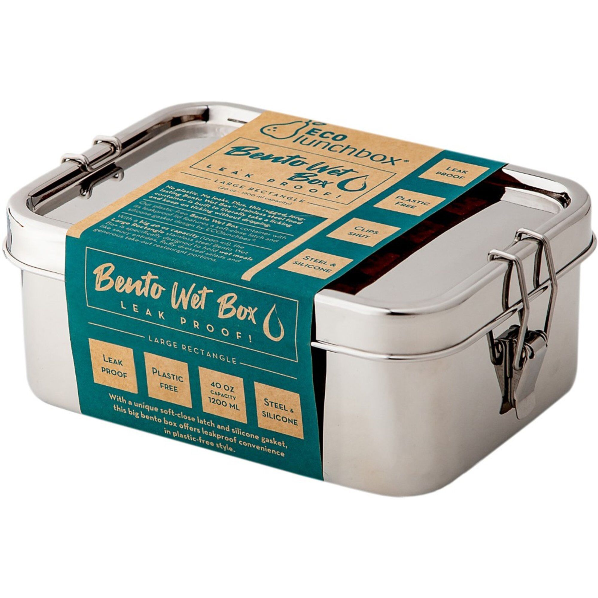 Bento Wet Box Madkasse Rektangulær