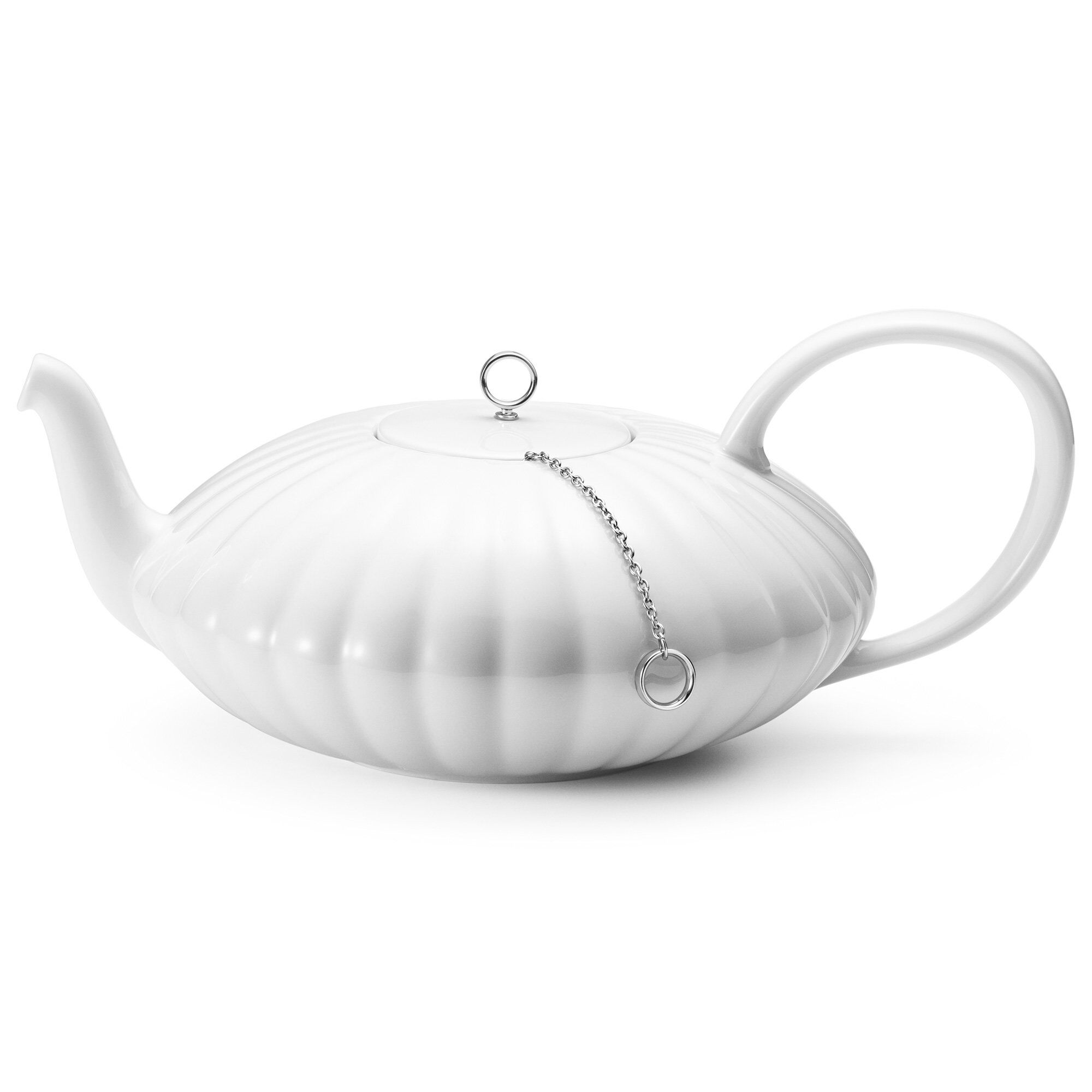 Bernadotte Tekande Porcelæn Og Rustfrit Stål