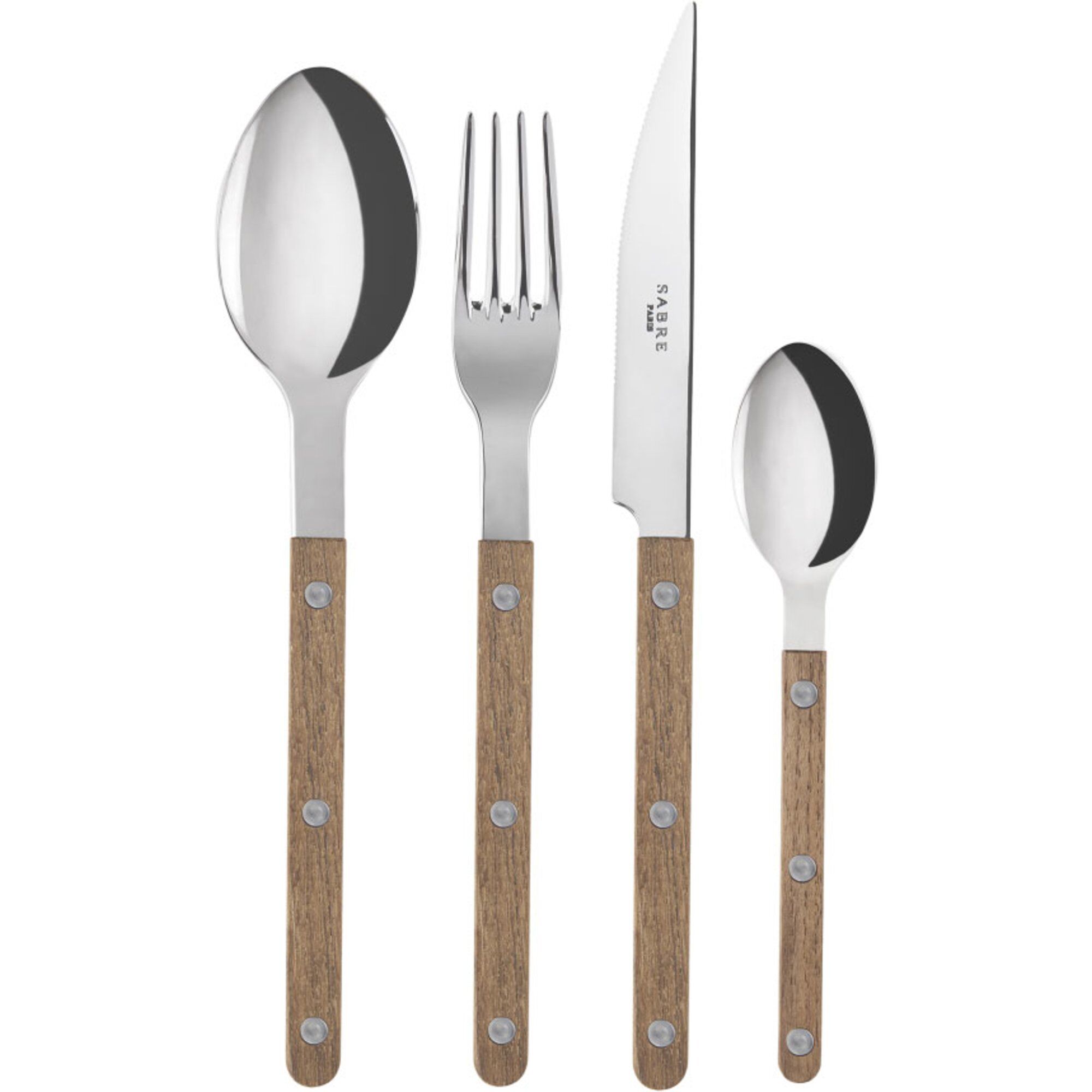 Bistrot Teak Bestiksæt Dele Teak