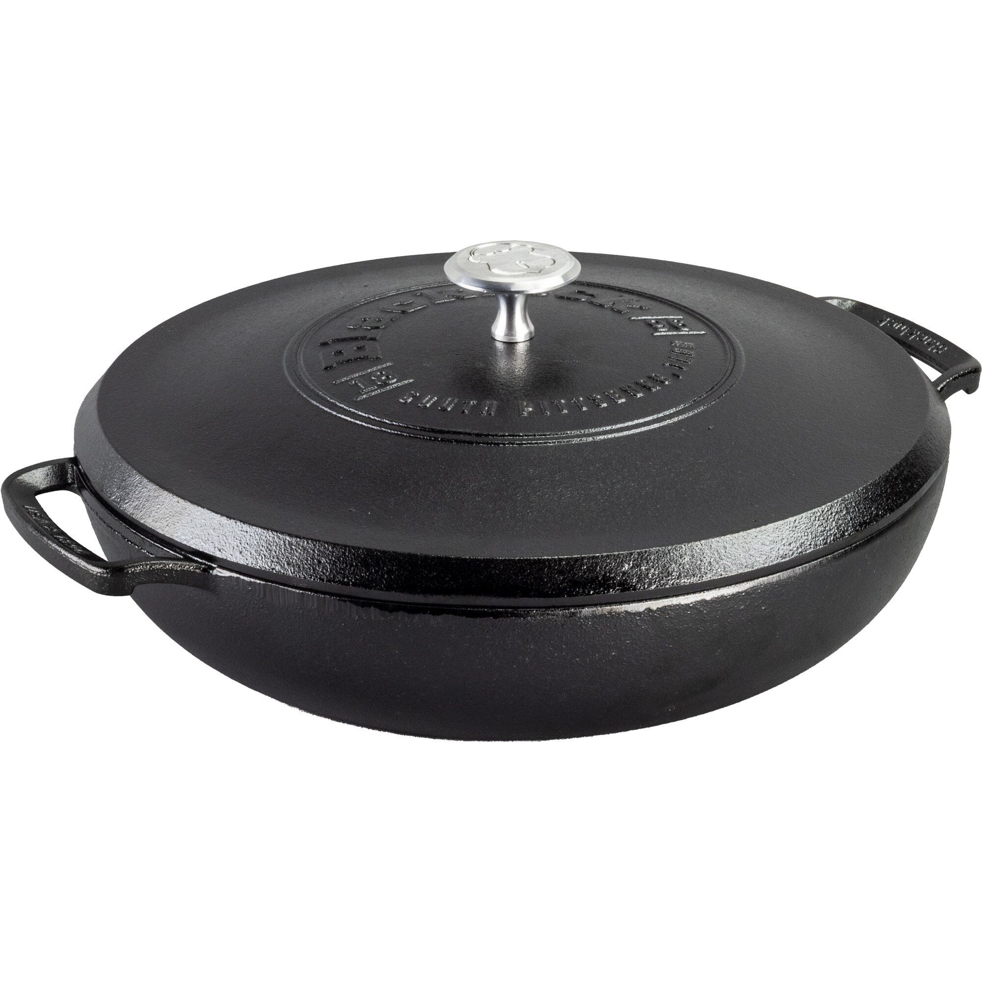 Blacklock Braiseringspande Med Låg 30 Cm Støbejern