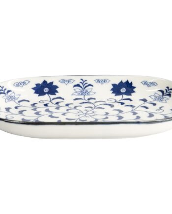 Blue Botan Oblong Oval Tallerken