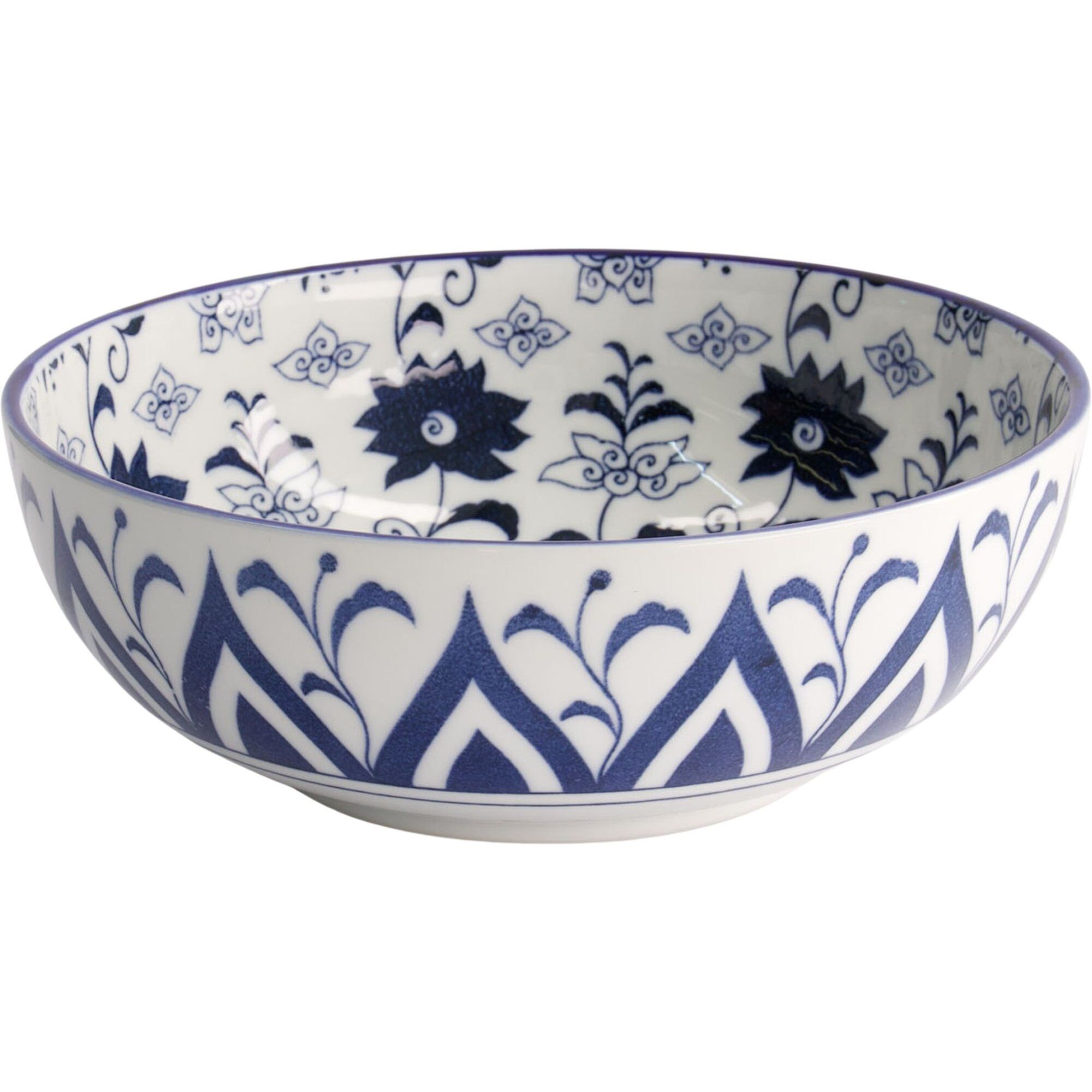 Blue Botan Skål 20 Cm Blå Hvid