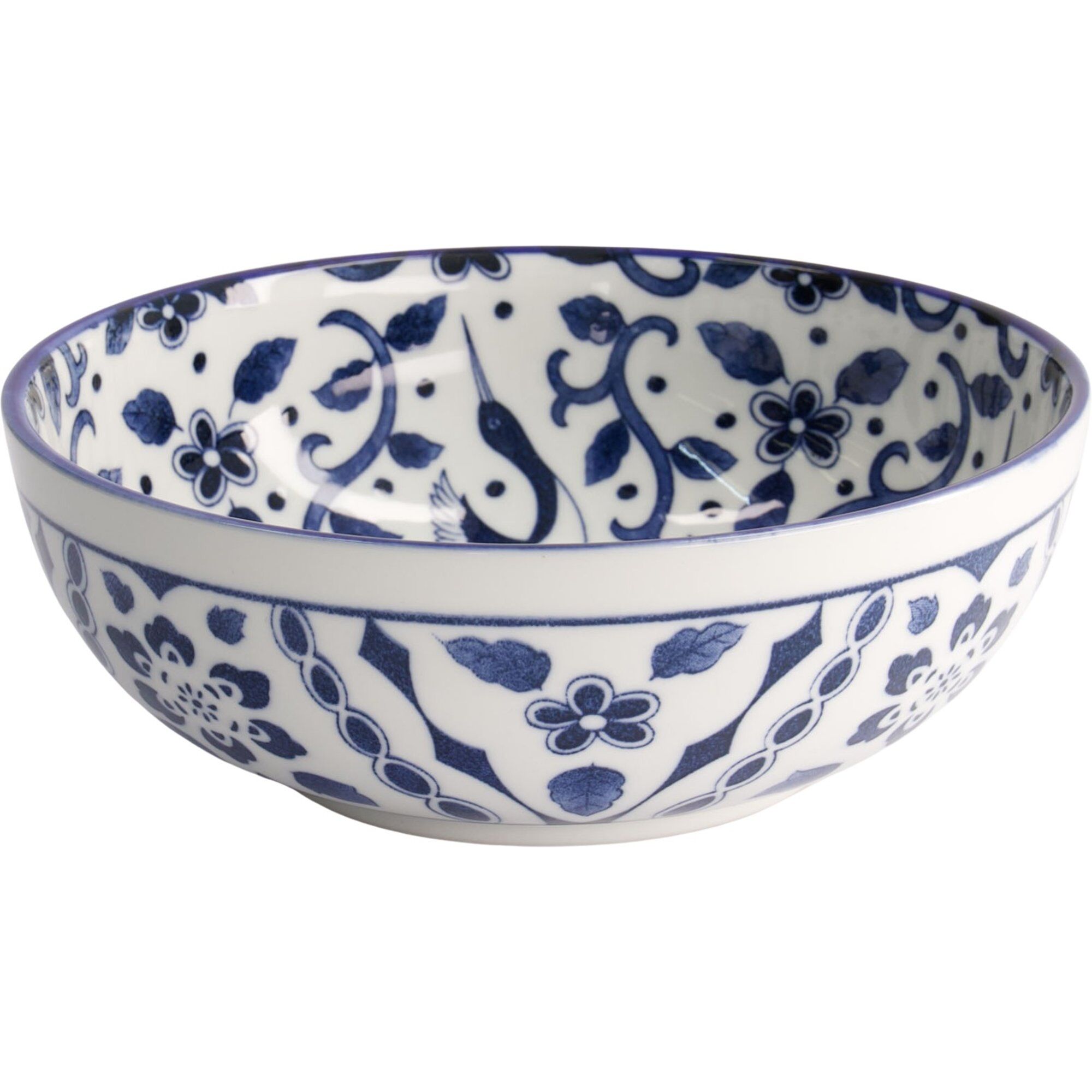 Blue Maizuru Skål ø20 Cm Blå Hvid