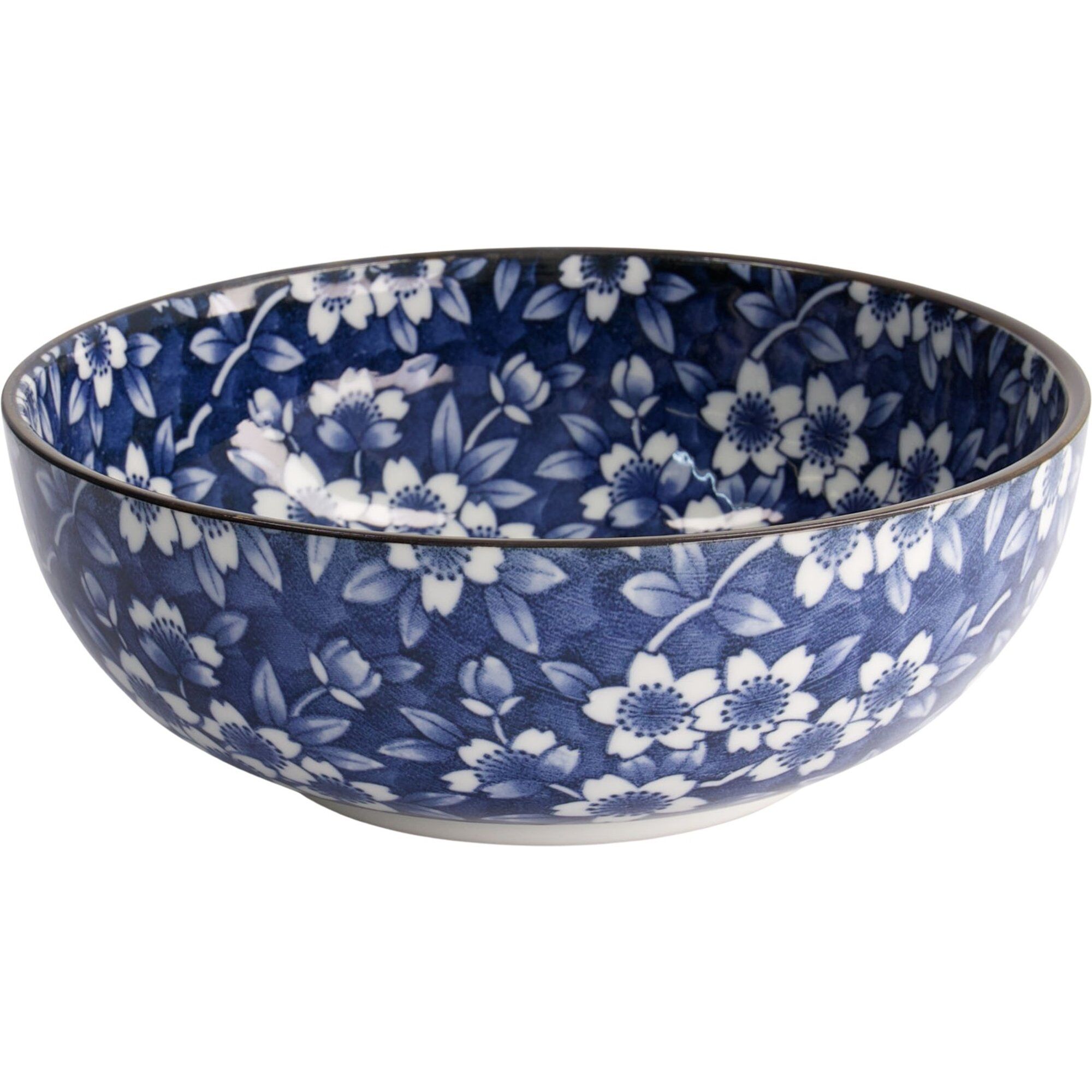 Blue Sakura Skål ø20 Cm Blå Hvid