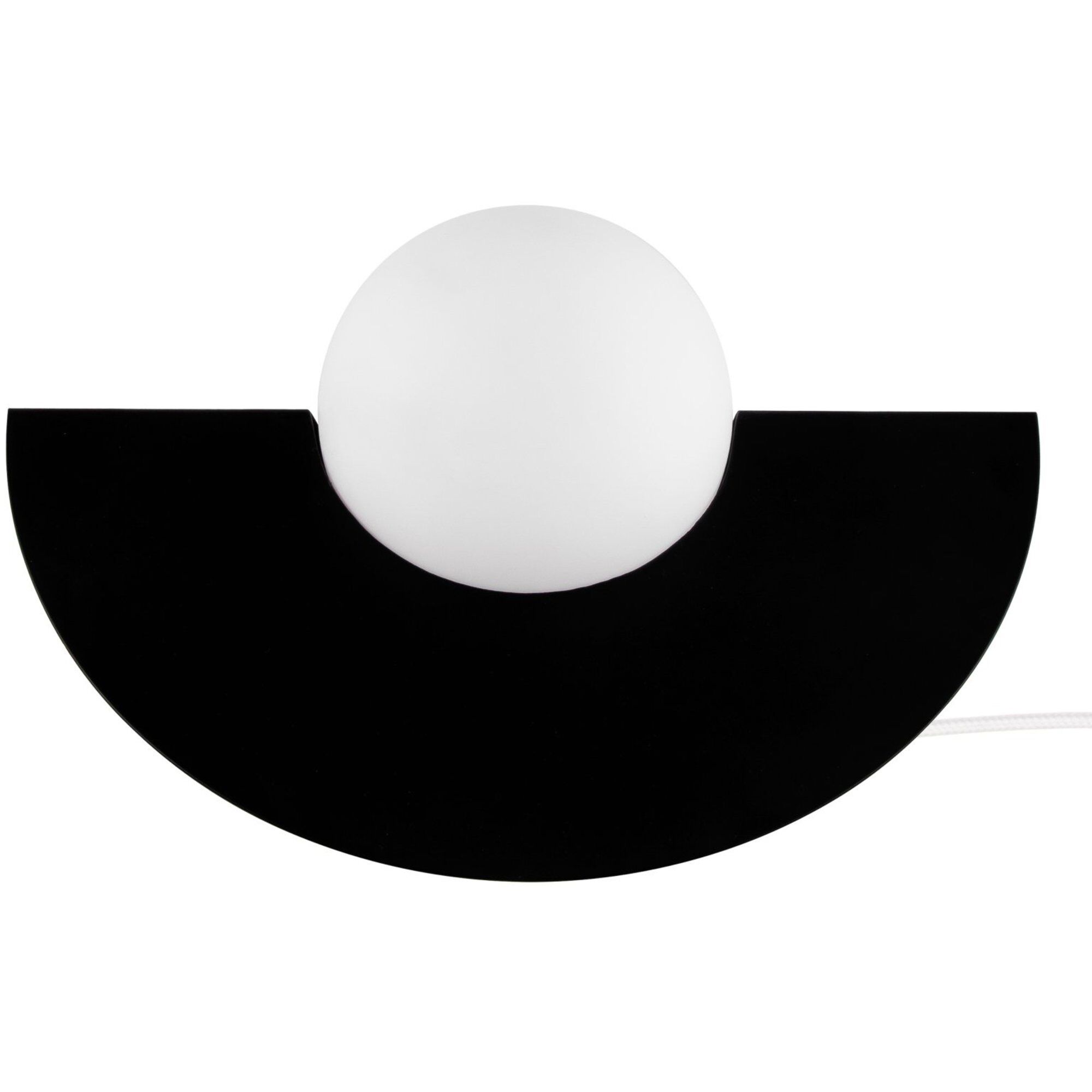 Bordlampe Roccia Sort