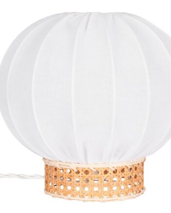 Bordlampe Yokohama  30 Cm  Hvid Natur