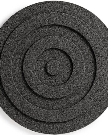 Bordskåner Rund 21 Cm Kork  Sort
