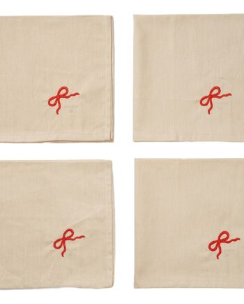 Bow Servietter 40x40 Cm  -pak