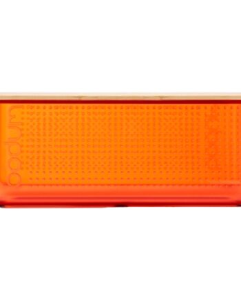 Brødkasse Med Bambuslåg Stor  Orange