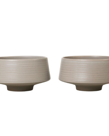 Broste Miko Skål  Warm Grey    Stk
