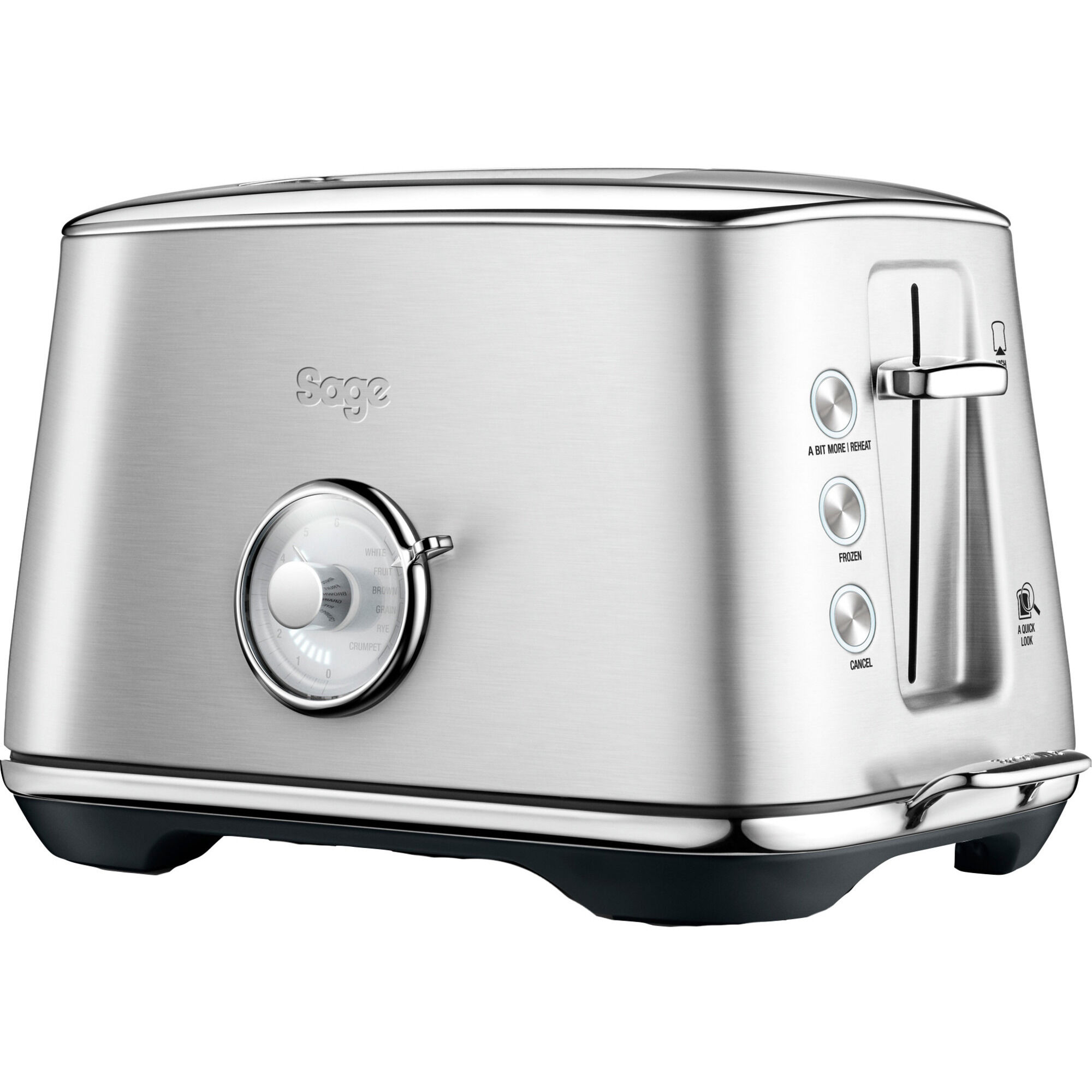 Bta735 The Luxe Toast Select Toaster Børstet Stål