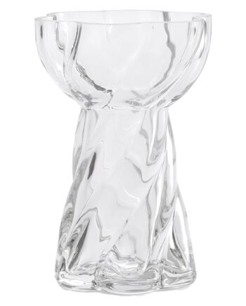 Bulb Twist Løgvase 12 Cm  Klar