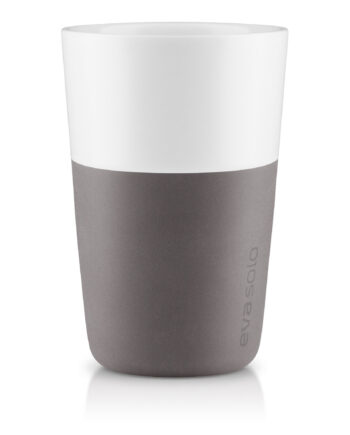 Cafe Latte Krus    Stk  Elephant Grey
