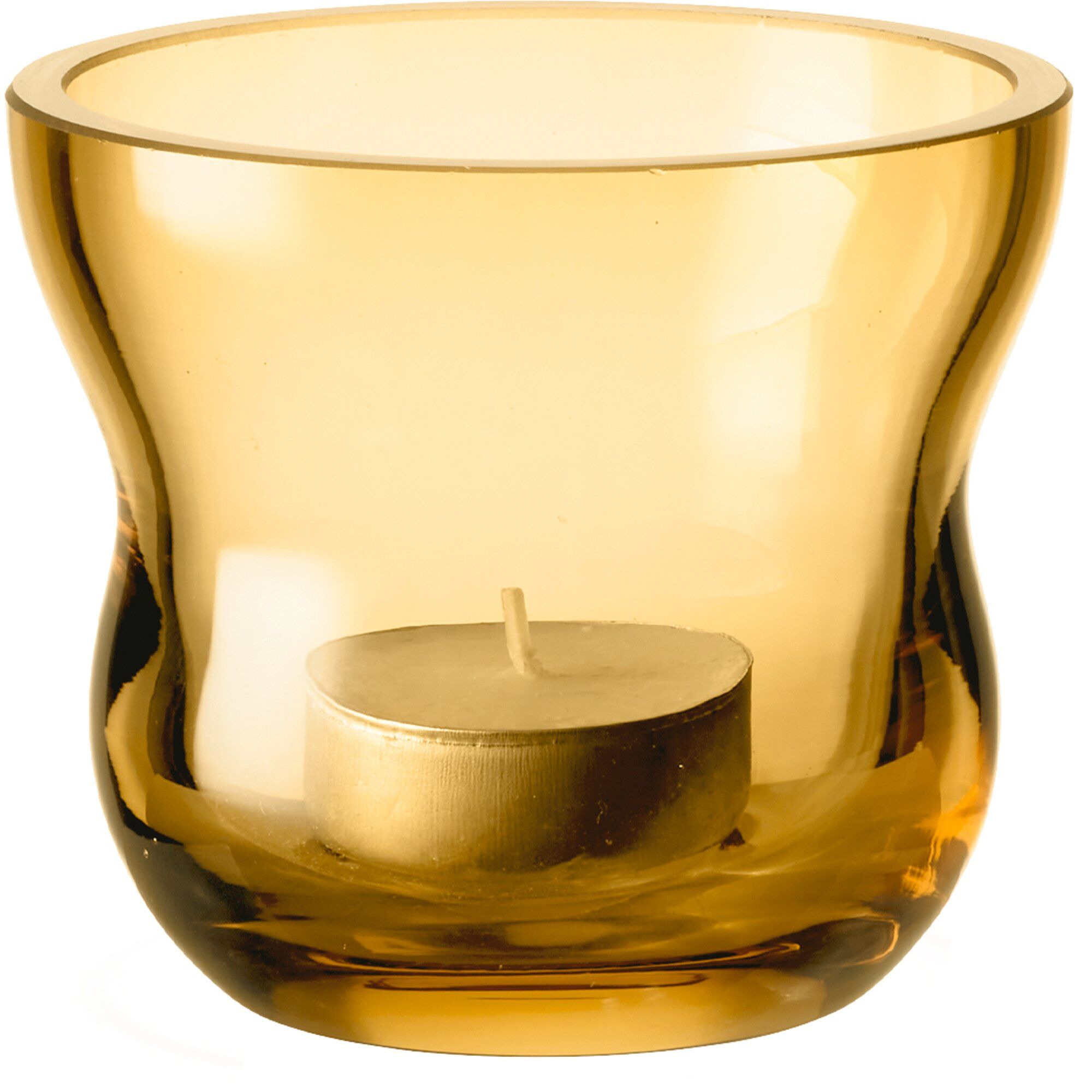 Calabas Lysestage ø8 Cm Amber