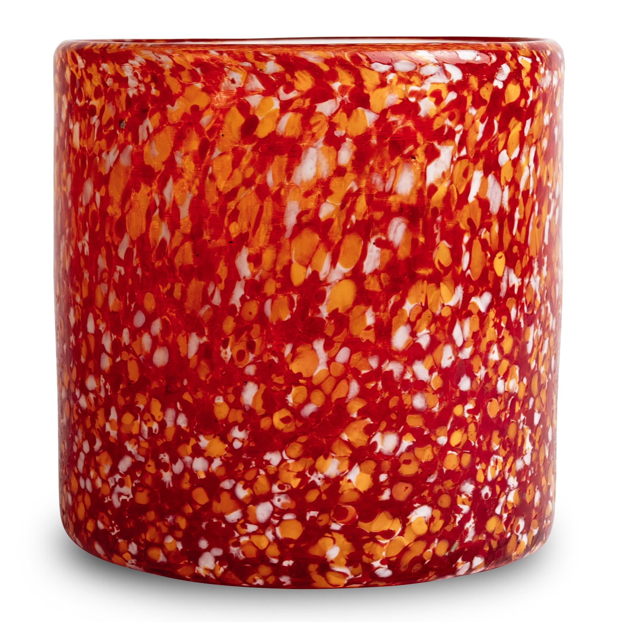 Calore Fyrfadsstage Medium Rød Orange