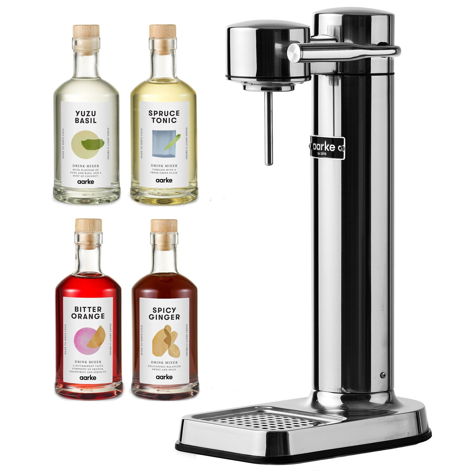 Carbonator Sodavandsmaskine Drink Mixer -pak Stål