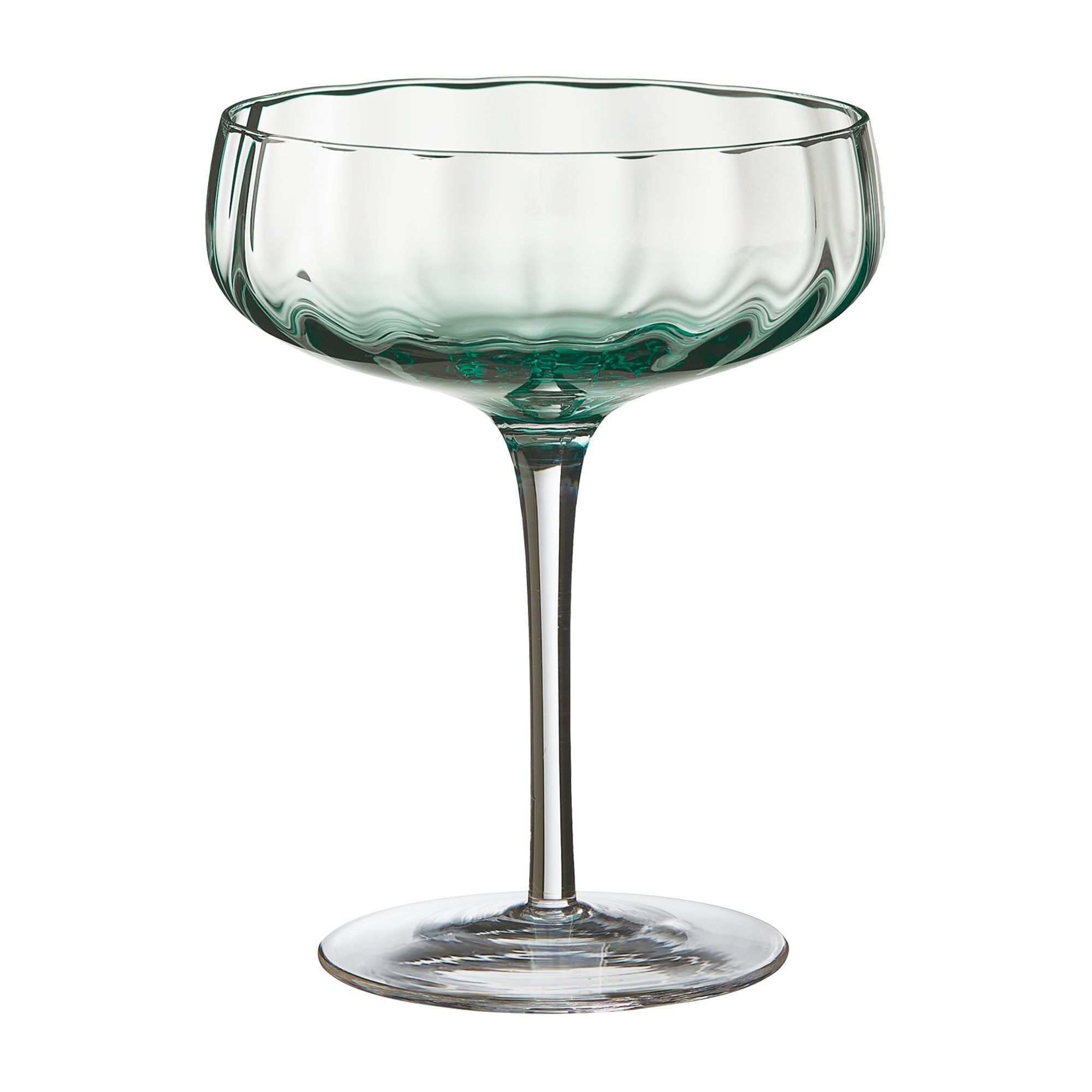 Champagne Cocktailglas Grøn