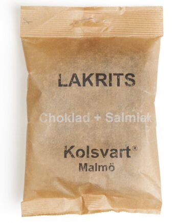 Chokolade   Salmiak-saltlakrids  120