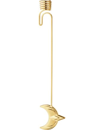 Christmas Collection 2024 Måne Lysholder  18 Kt Guldbelægning
