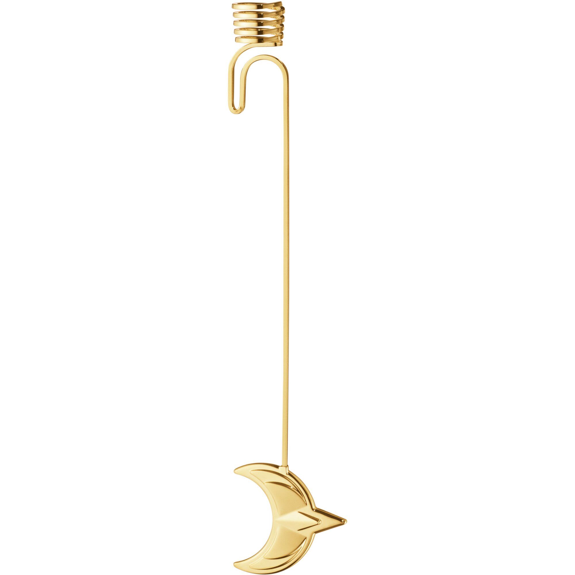 Christmas Collection 2024 Måne Lysholder 18 Kt Guldbelægning