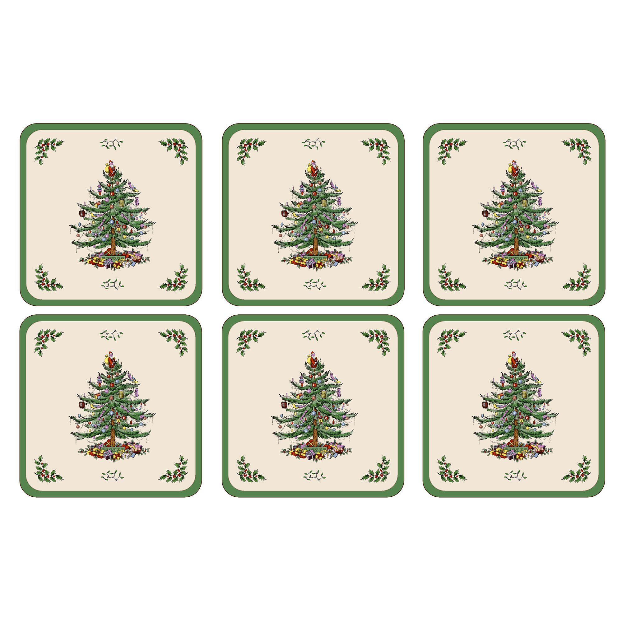 Christmas Tree Glasbrikker Stk